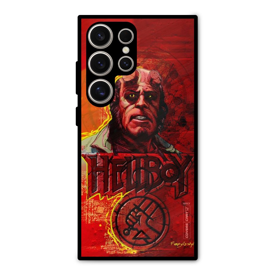 Hellboy Artwork Metal Back Case for Galaxy S24 Ultra