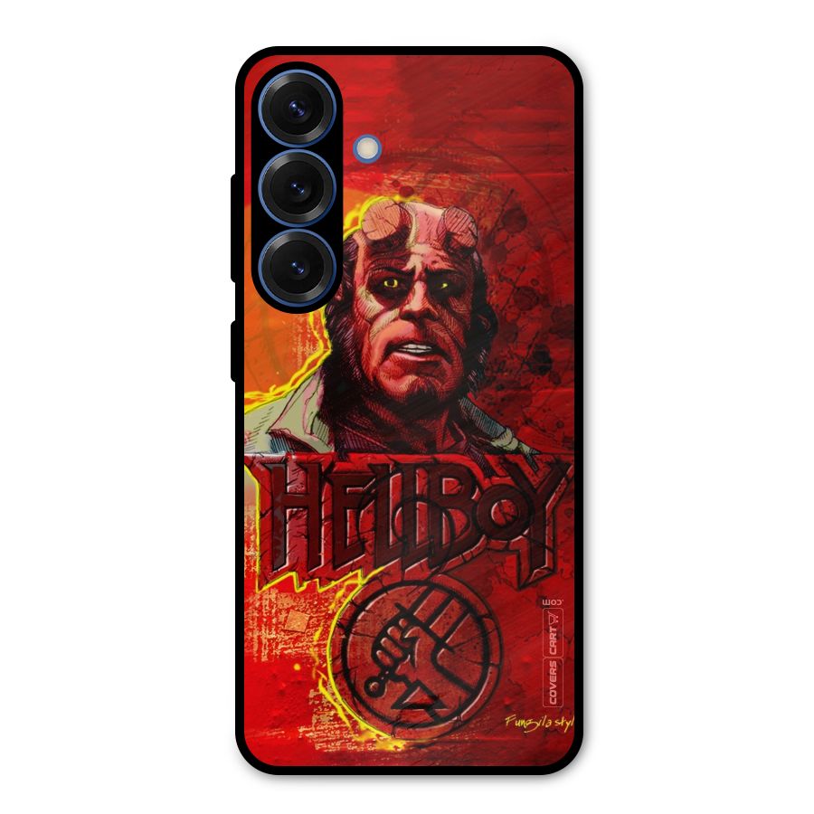 Hellboy Artwork Metal Back Case for Galaxy S25