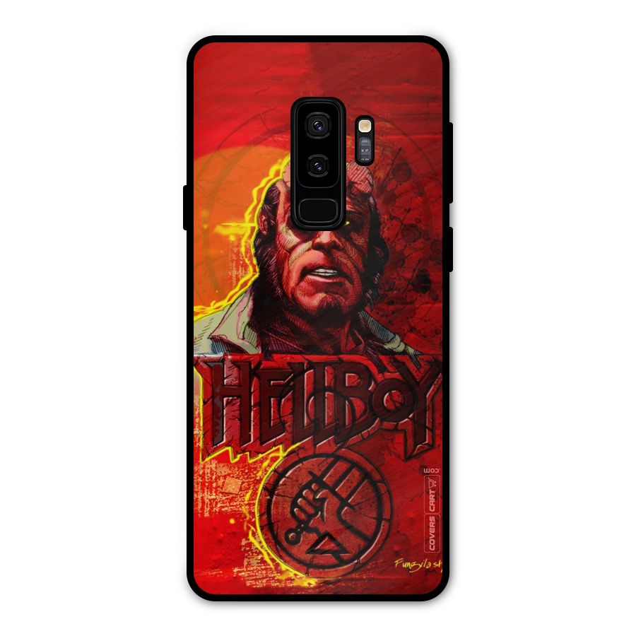Hellboy Artwork Metal Back Case for Galaxy S9 Plus