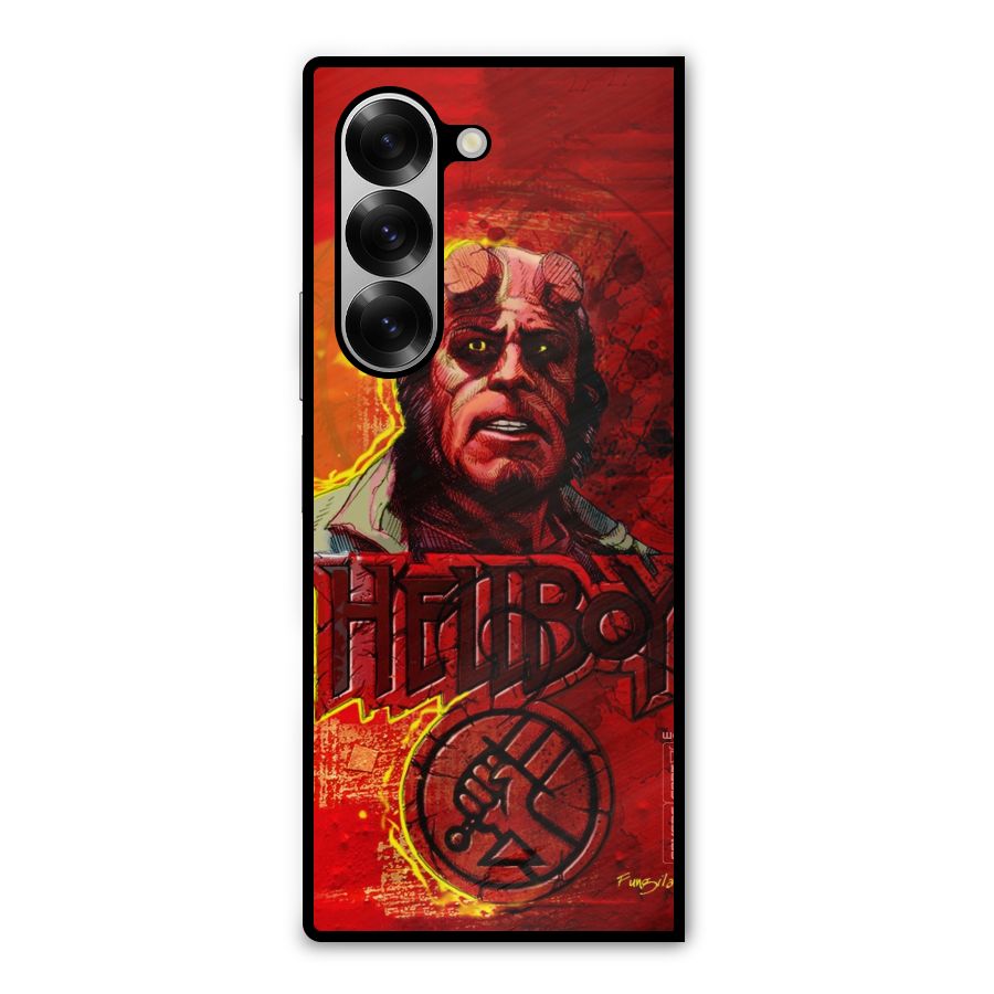 Hellboy Artwork Metal Back Case for Galaxy Z Fold6