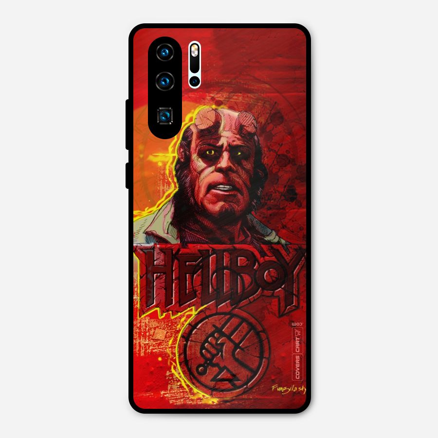 Hellboy Artwork Metal Back Case for Huawei P30 Pro