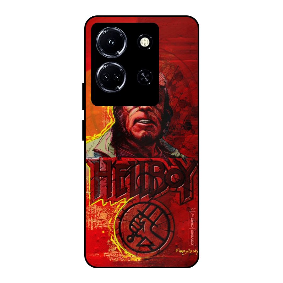 Hellboy Artwork Metal Back Case for Infinix Note 30 5G