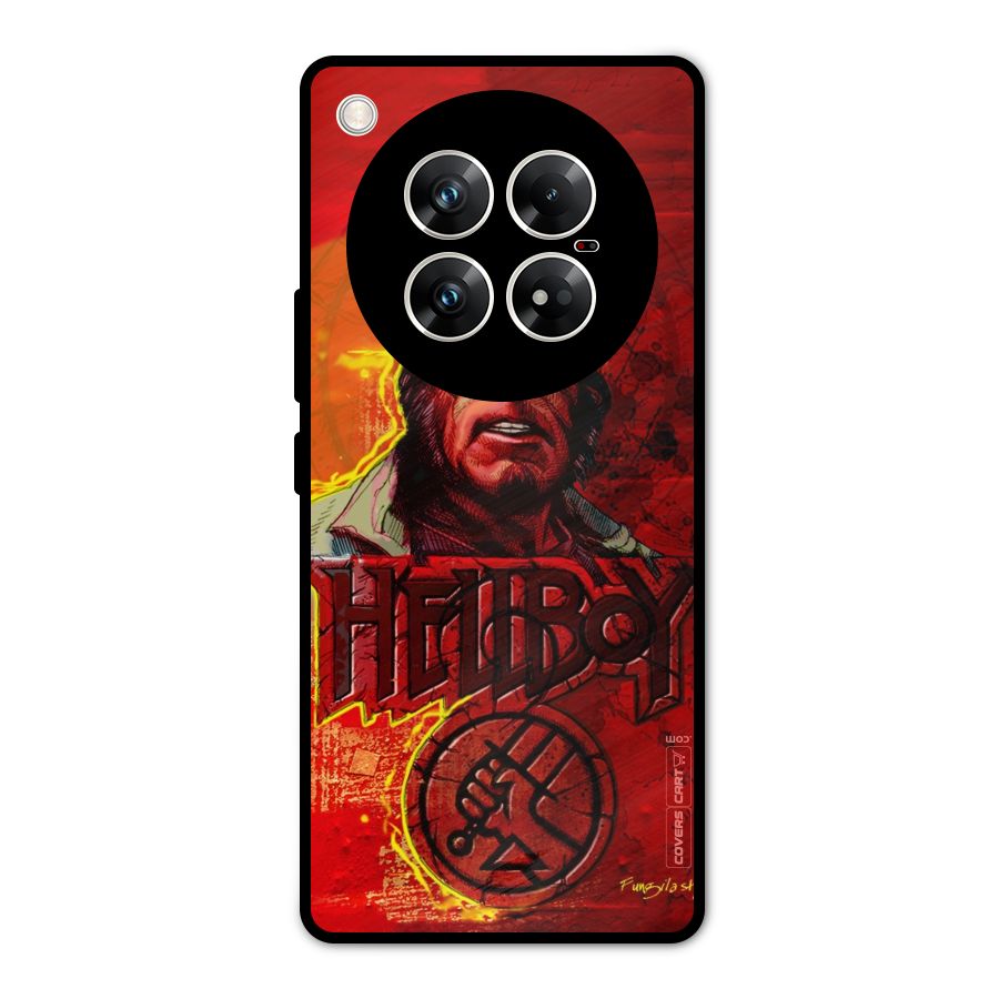 Hellboy Artwork Metal Back Case for Infinix Zero 40 5G
