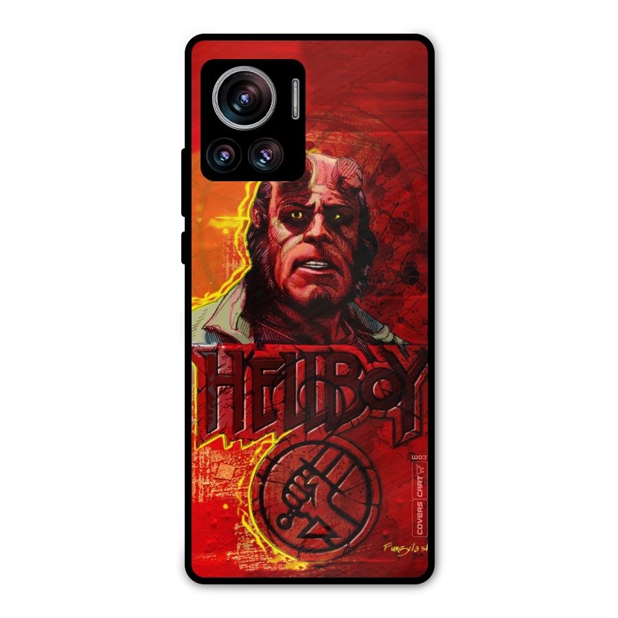 Hellboy Artwork Metal Back Case for Motorola Edge 30 Ultra