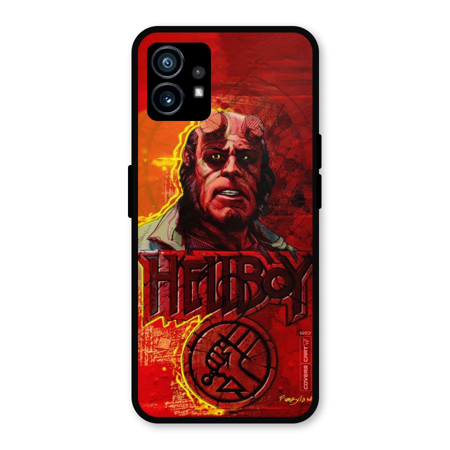 Hellboy Artwork Metal Back Case for Nothing Phone 1