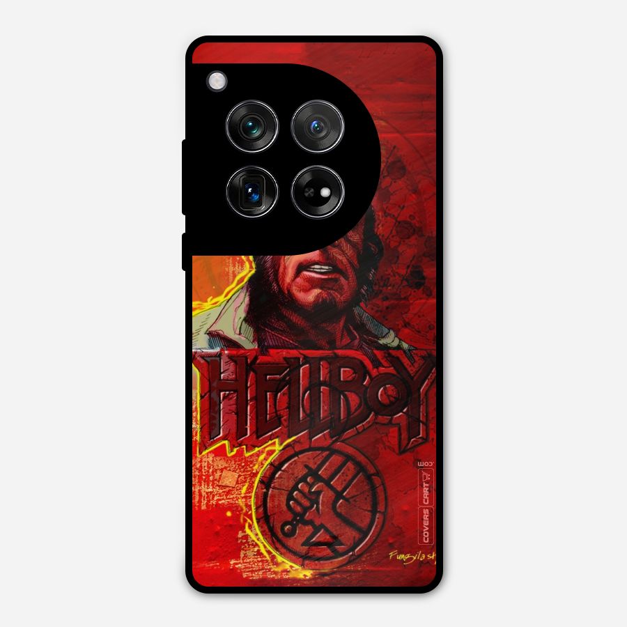 Hellboy Artwork Metal Back Case for OnePlus 12