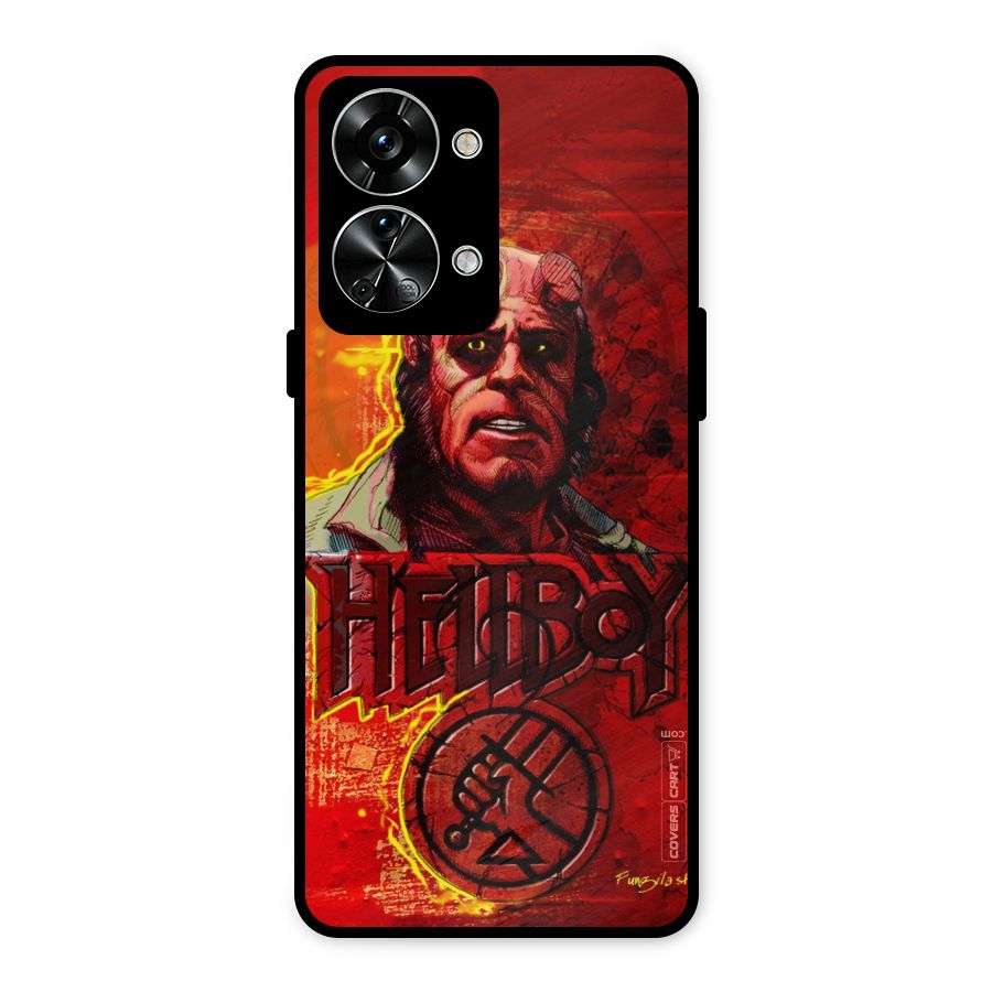 Hellboy Artwork Metal Back Case for OnePlus Nord 2T