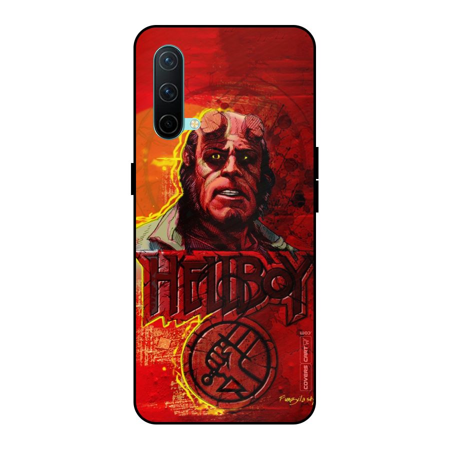 Hellboy Artwork Metal Back Case for OnePlus Nord CE 5G