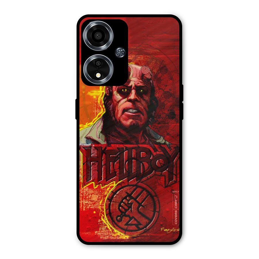 Hellboy Artwork Metal Back Case for Oppo A59