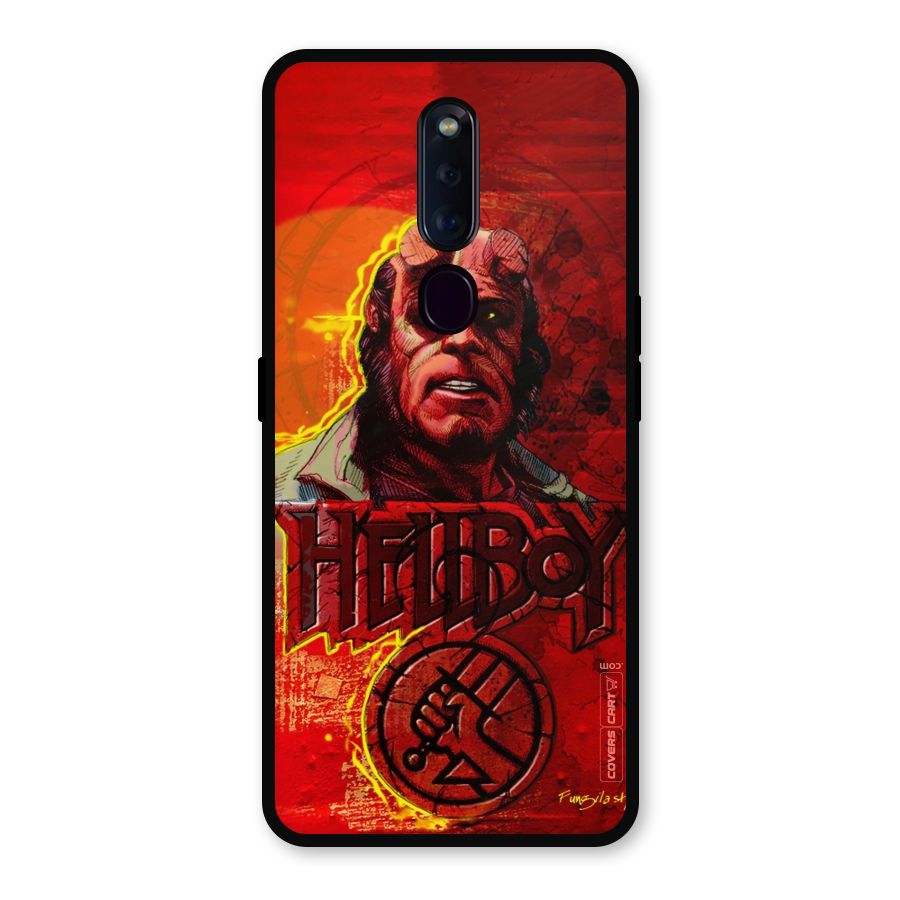 Hellboy Artwork Metal Back Case for Oppo F11 Pro