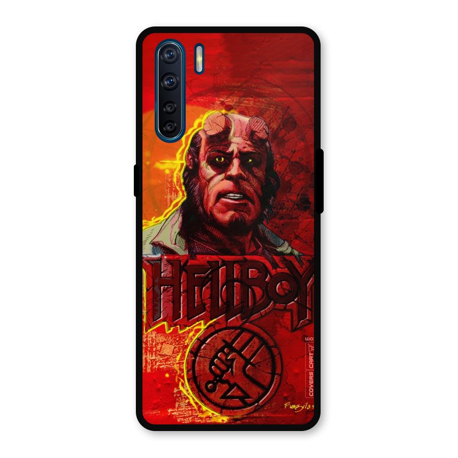 Hellboy Artwork Metal Back Case for Oppo F15
