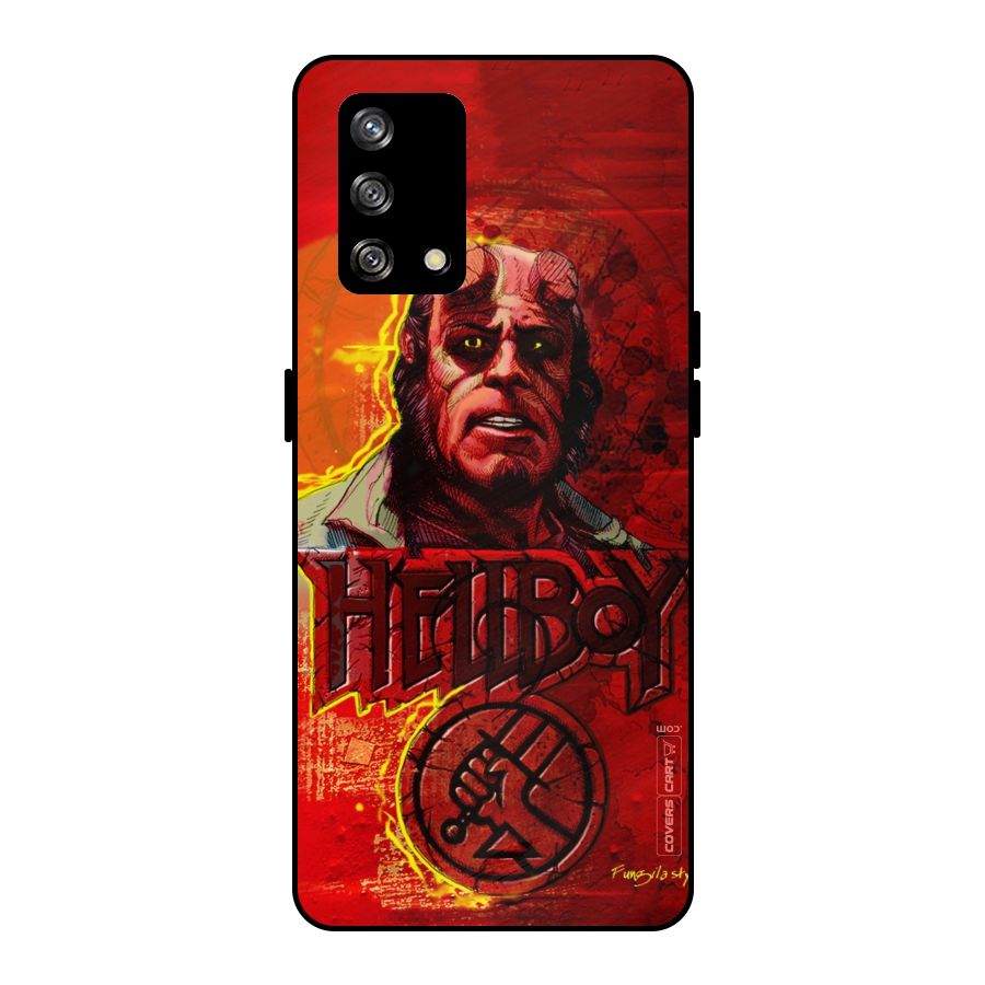 Hellboy Artwork Metal Back Case for Oppo F19