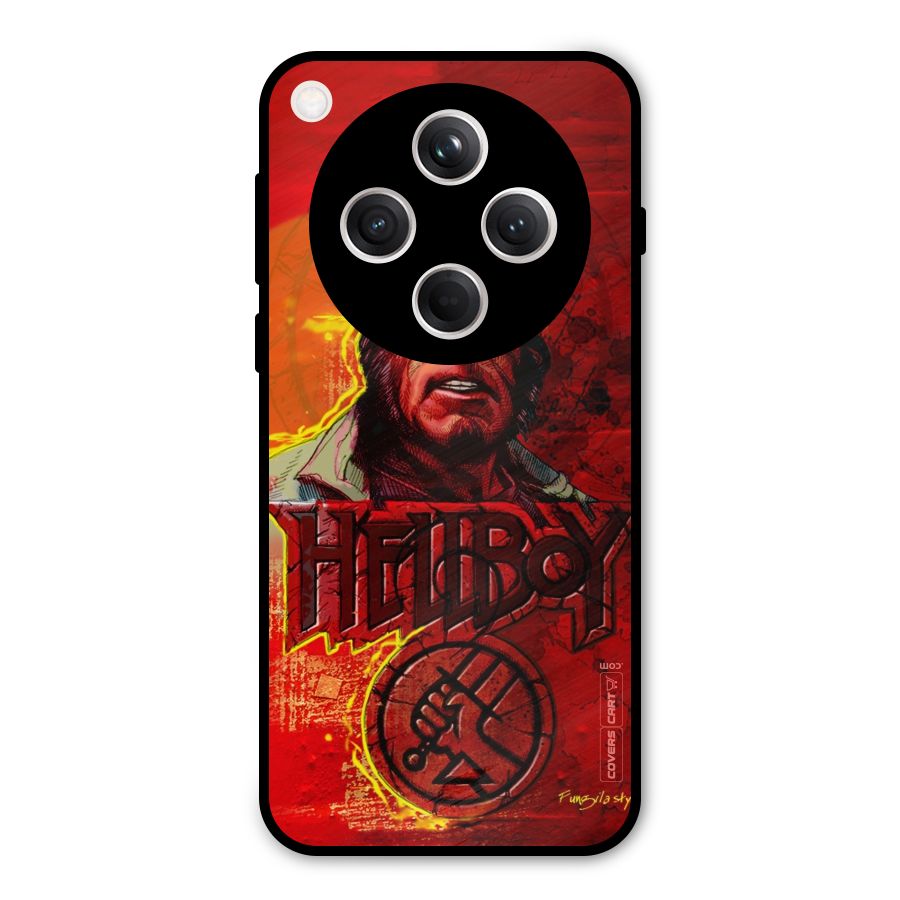 Hellboy Artwork Metal Back Case for Oppo Find X8