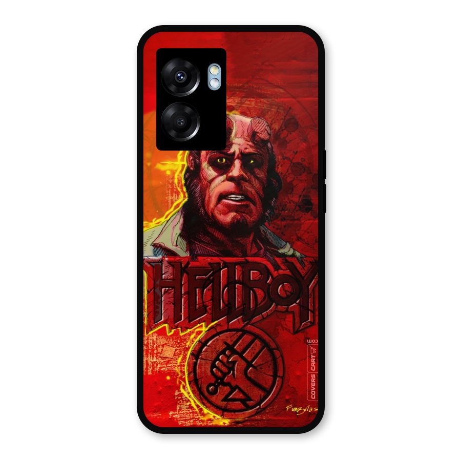 Hellboy Artwork Metal Back Case for Oppo K10 (5G)