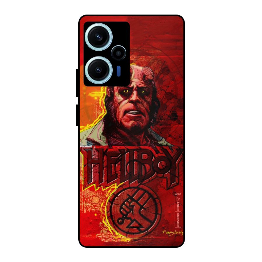 Hellboy Artwork Metal Back Case for Poco F5