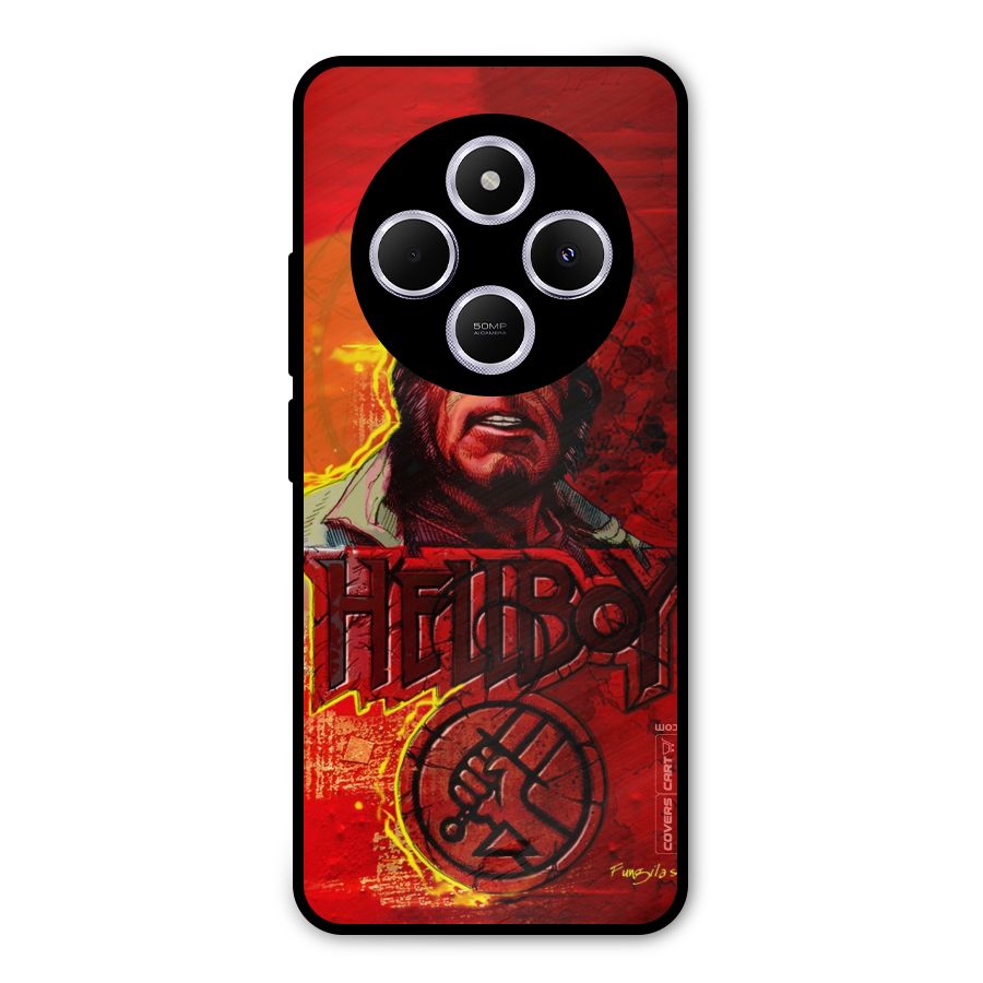 Hellboy Artwork Metal Back Case for Poco M7