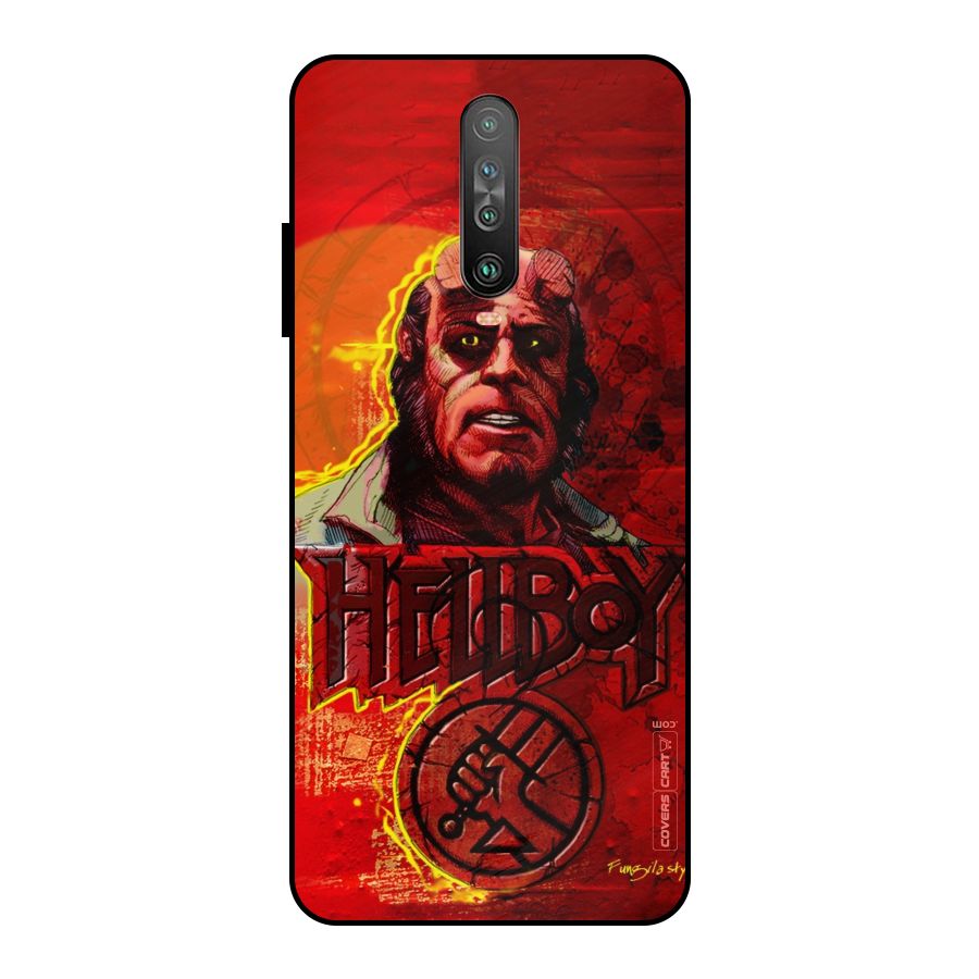 Hellboy Artwork Metal Back Case for Poco X2