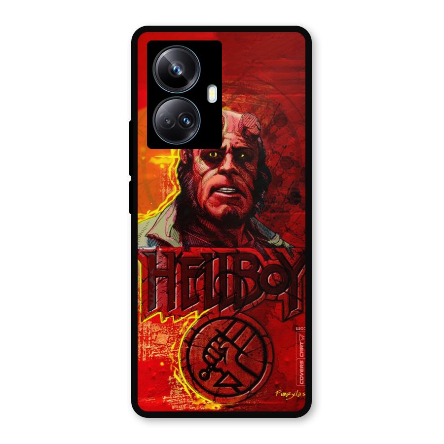 Hellboy Artwork Metal Back Case for Realme 10 Pro Plus