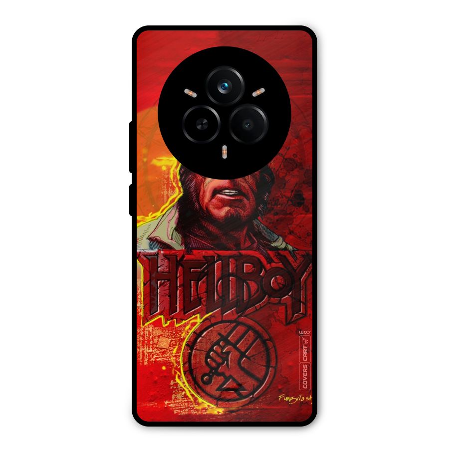 Hellboy Artwork Metal Back Case for Realme 14 Pro