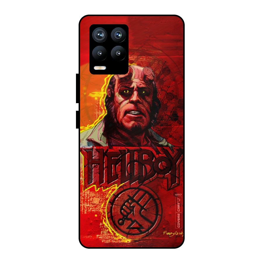 Hellboy Artwork Metal Back Case for Realme 8 Pro