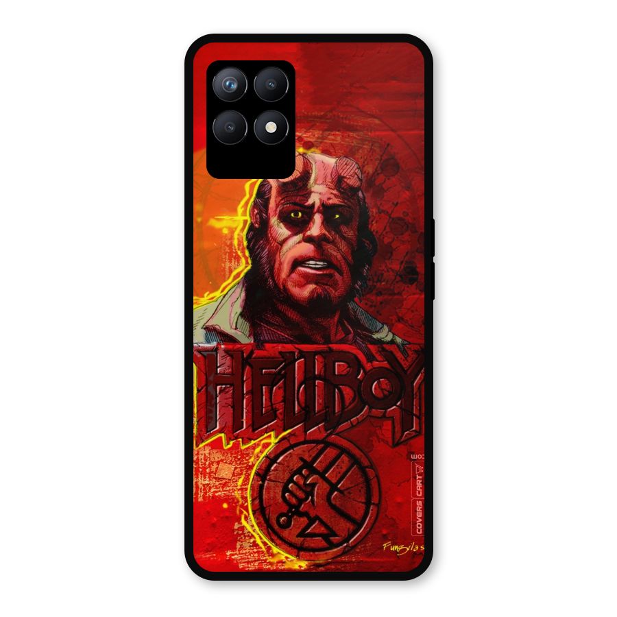 Hellboy Artwork Metal Back Case for Realme 8i