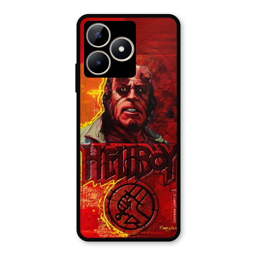 Hellboy Artwork Metal Back Case for Realme C53
