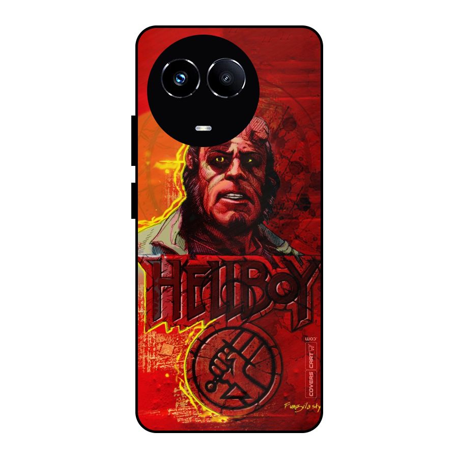 Hellboy Artwork Metal Back Case for Realme Narzo 60X