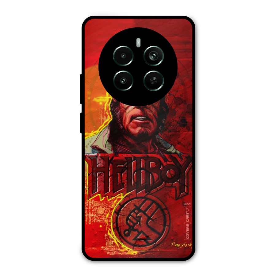 Hellboy Artwork Metal Back Case for Realme Narzo 70 Pro