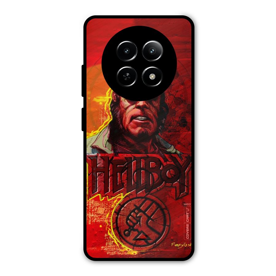 Hellboy Artwork Metal Back Case for Realme Narzo 70x 5G
