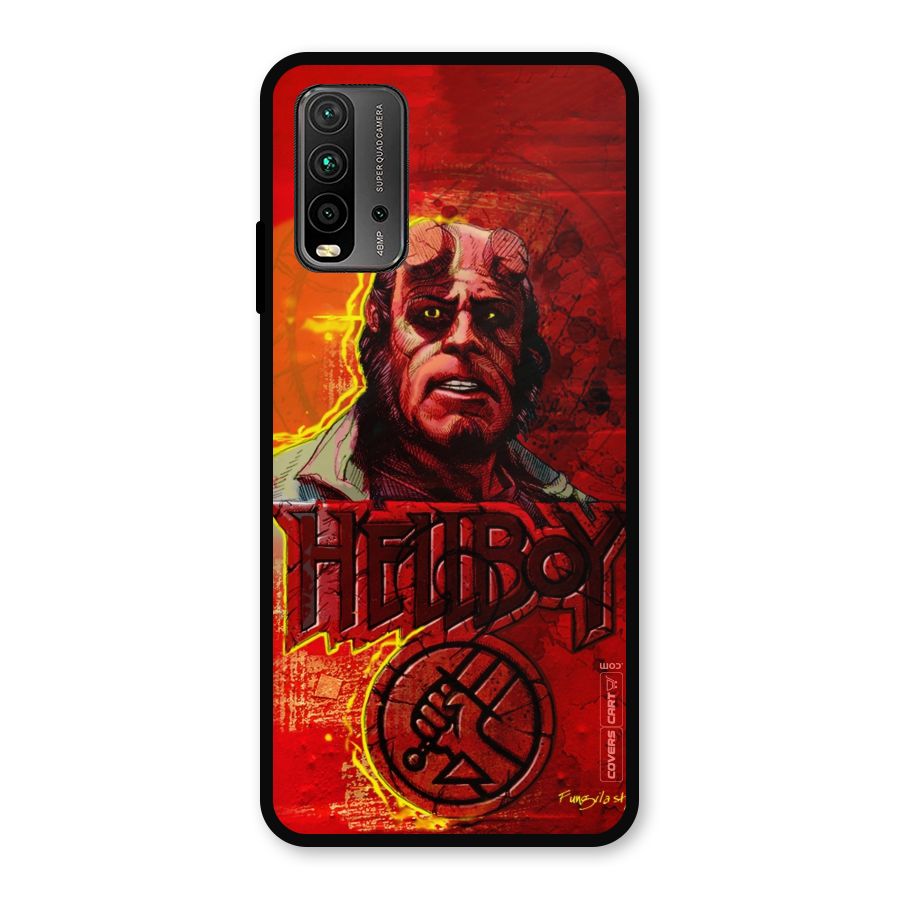 Hellboy Artwork Metal Back Case for Redmi 9 Power