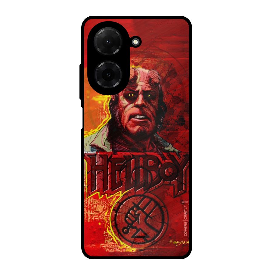 Hellboy Artwork Metal Back Case for Redmi A5 4G