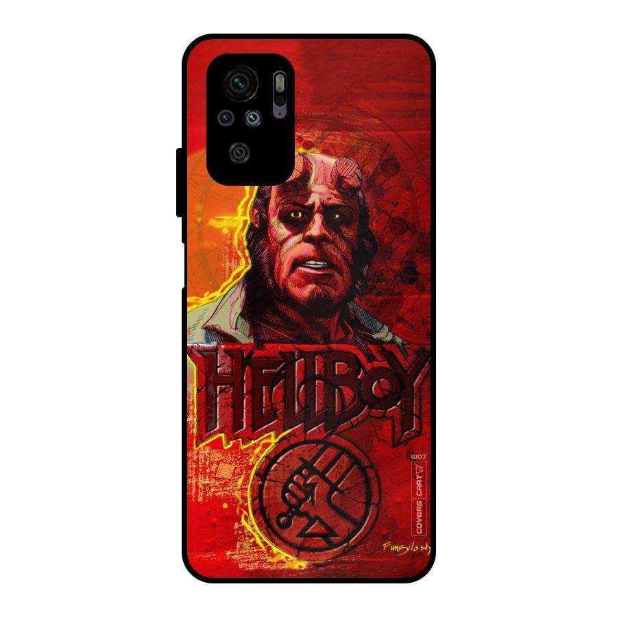 Hellboy Artwork Metal Back Case for Redmi Note 10S