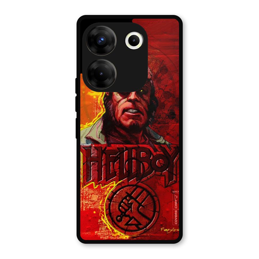 Hellboy Artwork Metal Back Case for Tecno Camon 20