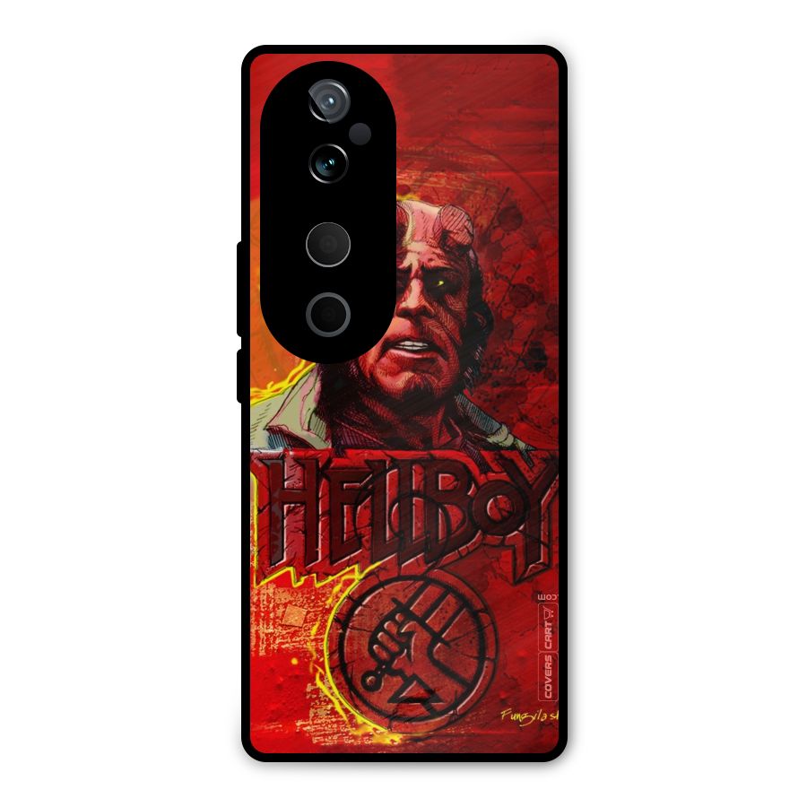 Hellboy Artwork Metal Back Case for Vivo T3 Ultra