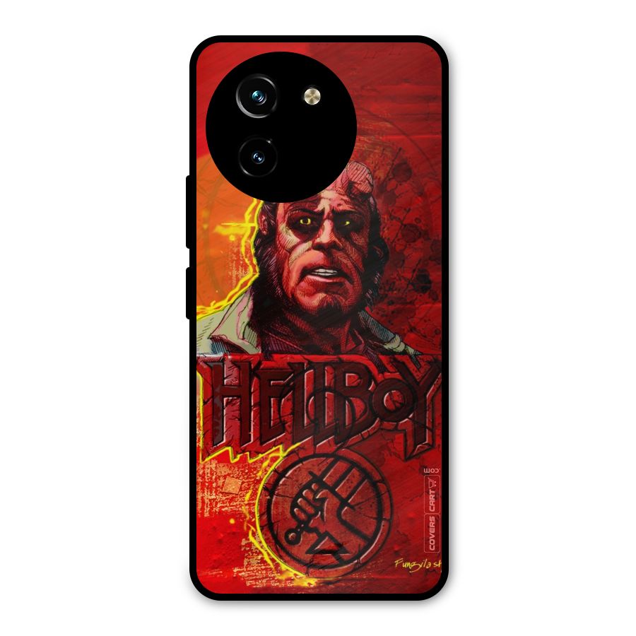 Hellboy Artwork Metal Back Case for Vivo T3x
