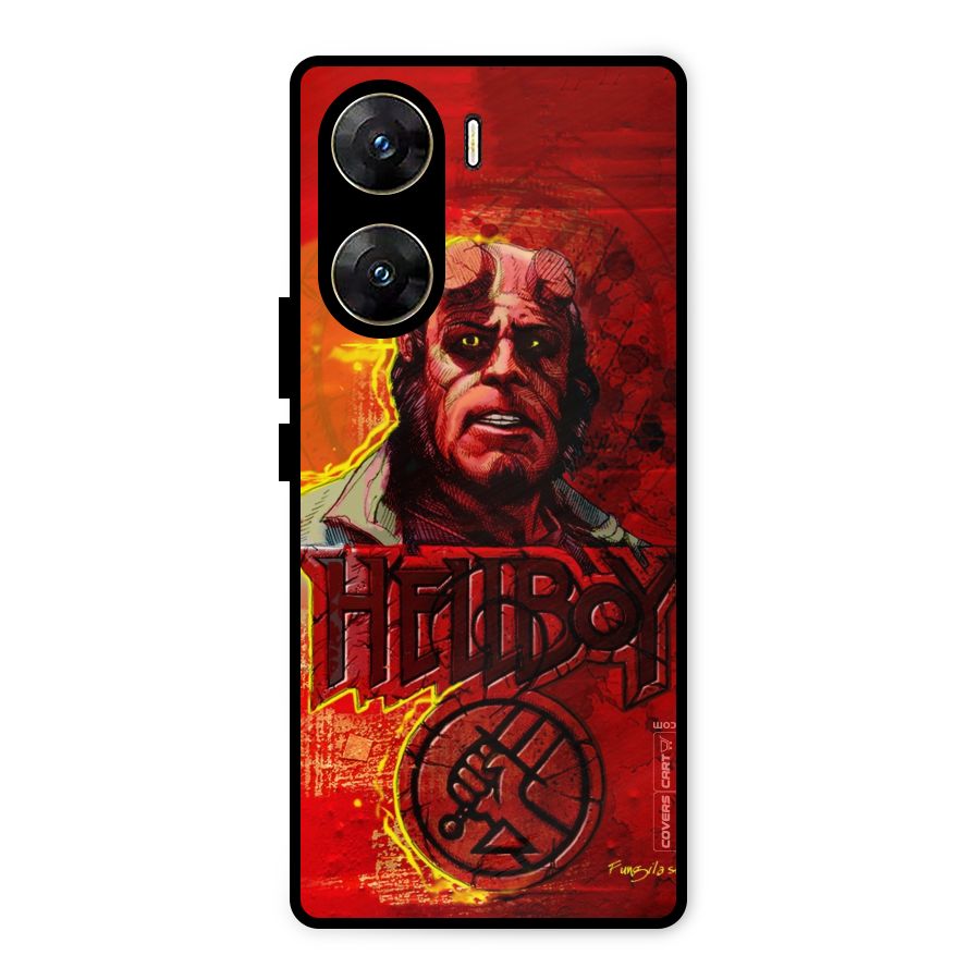 Hellboy Artwork Metal Back Case for Vivo V29e