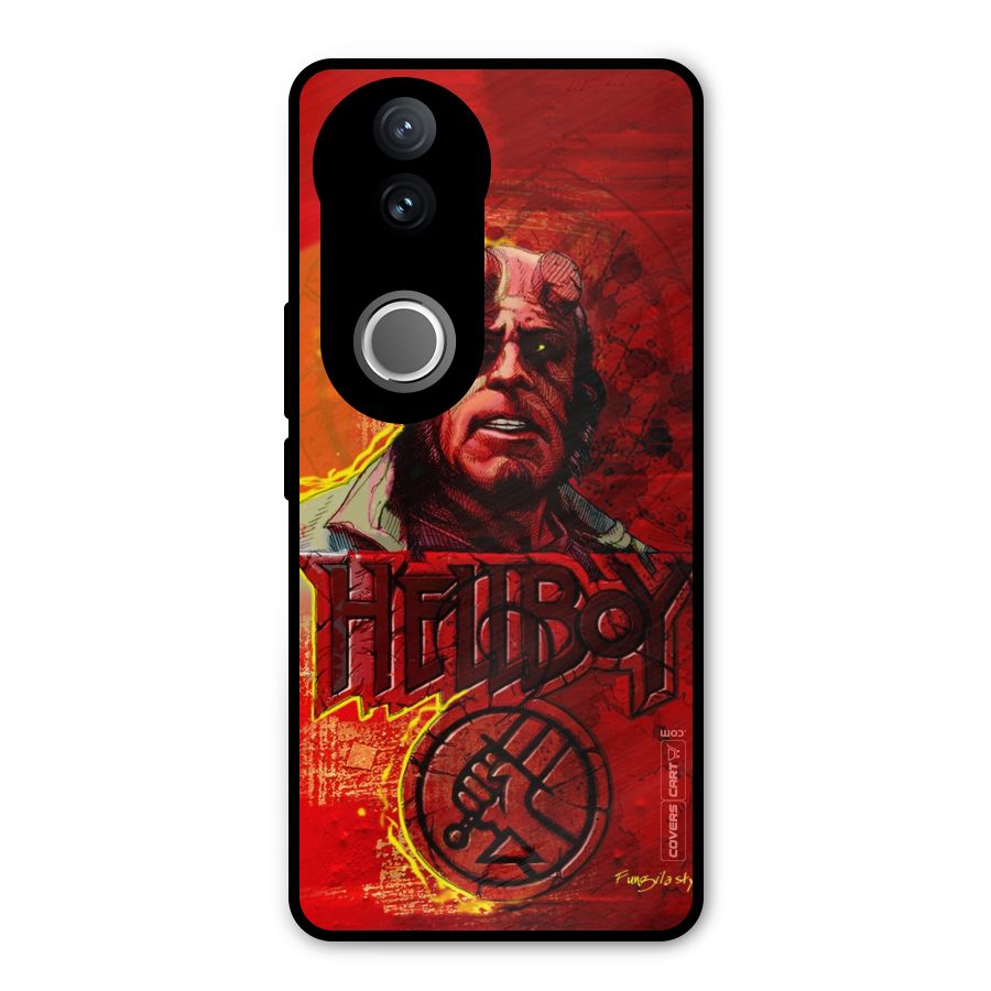 Hellboy Artwork Metal Back Case for Vivo V50e
