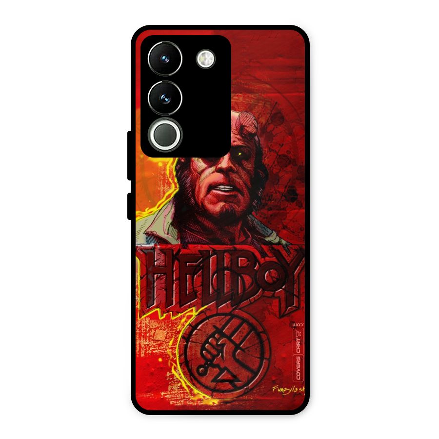 Hellboy Artwork Metal Back Case for Vivo Y200