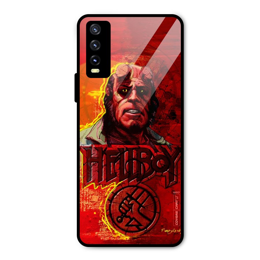 Hellboy Artwork Metal Back Case for Vivo Y20g