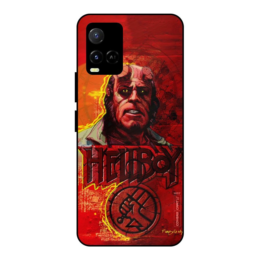 Hellboy Artwork Metal Back Case for Vivo Y21