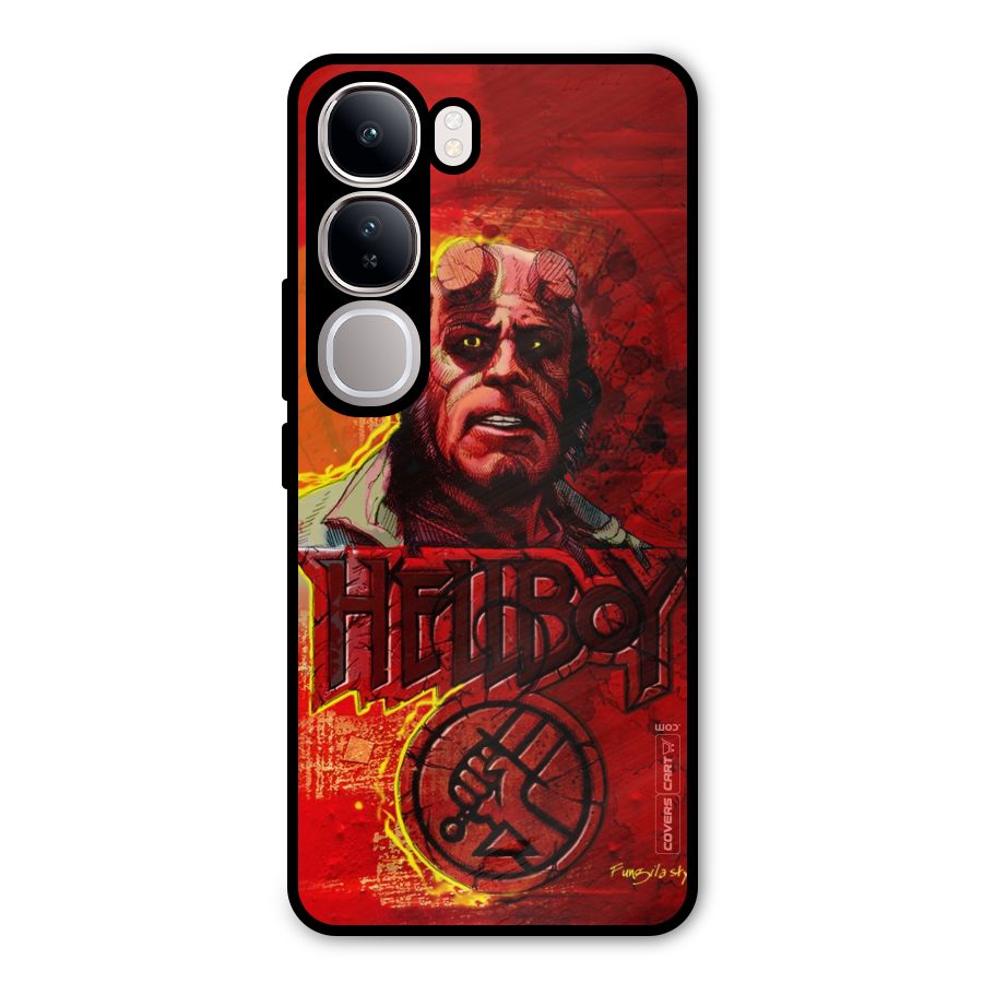 Hellboy Artwork Metal Back Case for Vivo Y300