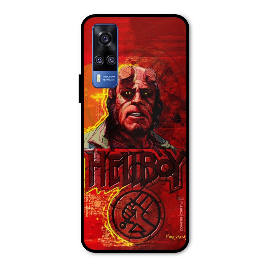 Hellboy Artwork Metal Back Case for Vivo Y31