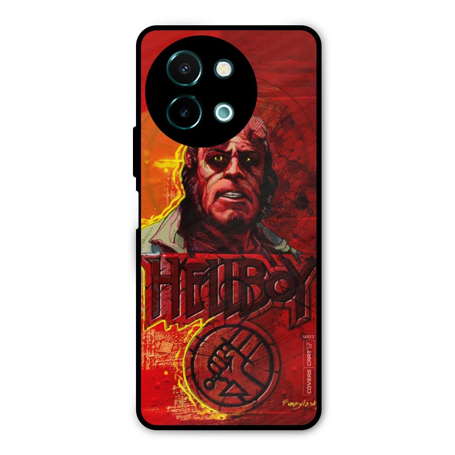Hellboy Artwork Metal Back Case for Vivo Y58