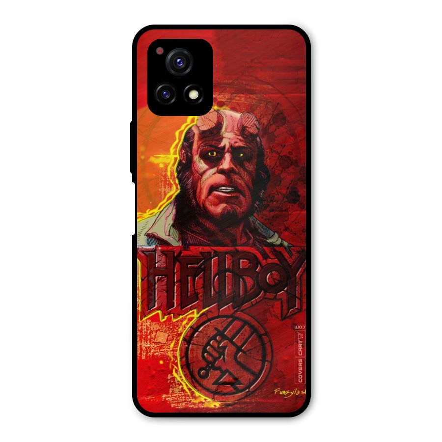 Hellboy Artwork Metal Back Case for Vivo Y72 5G