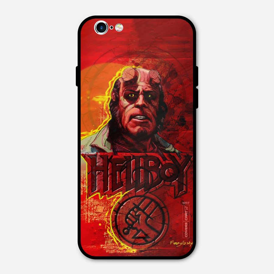 Hellboy Artwork Metal Back Case for iPhone 6 6s