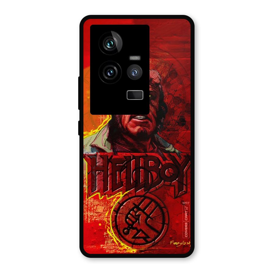 Hellboy Artwork Metal Back Case for iQOO 11 5G
