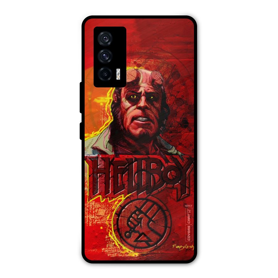 Hellboy Artwork Metal Back Case for iQOO 7 5G