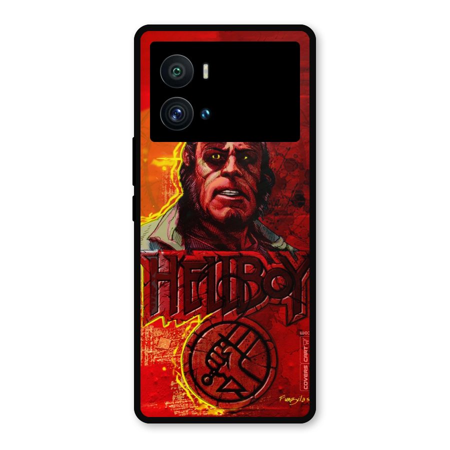 Hellboy Artwork Metal Back Case for iQOO 9 Pro