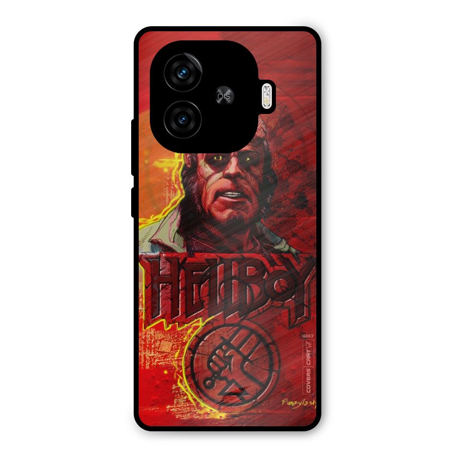 Hellboy Artwork Metal Back Case for iQOO Neo 10R