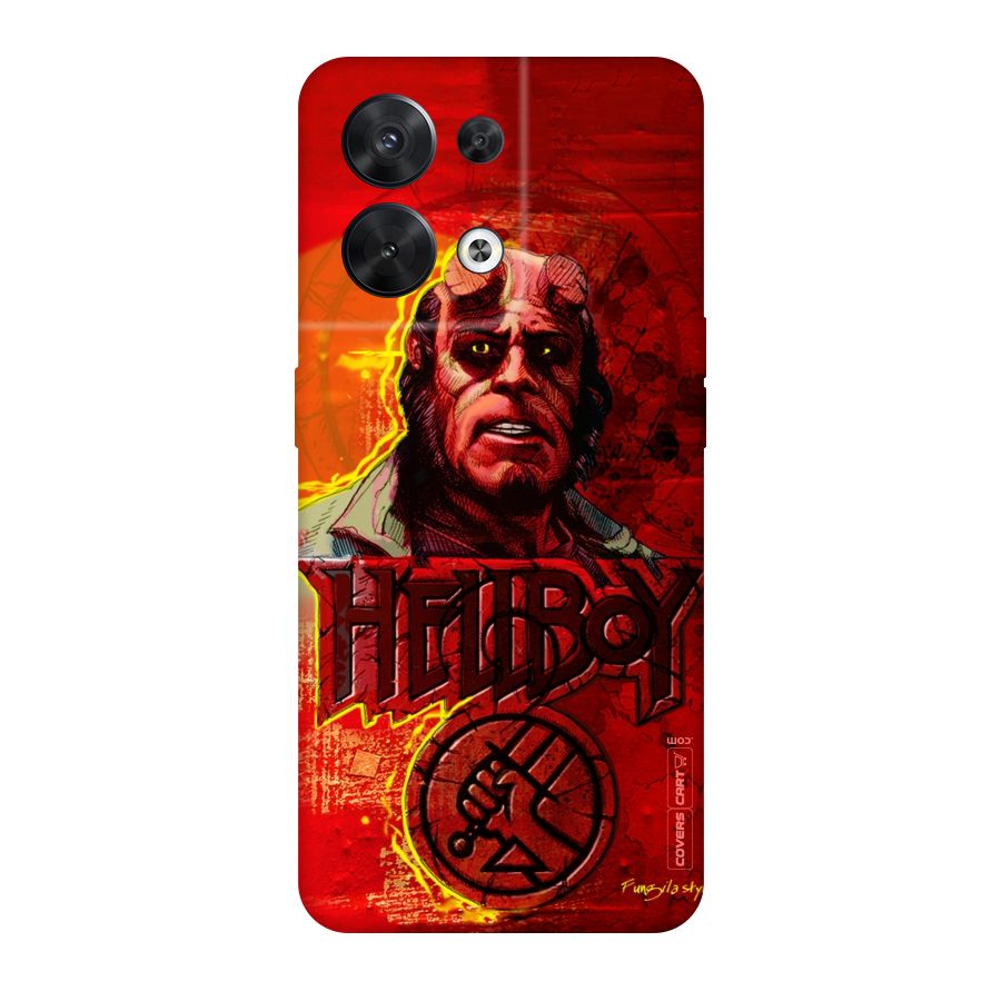 Hellboy Artwork Original Polycarbonate Back Case for Oppo Reno8 5G